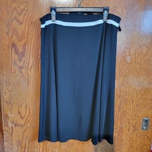 NWT Lauren Ralph Lauren Black Skirt sz Xl